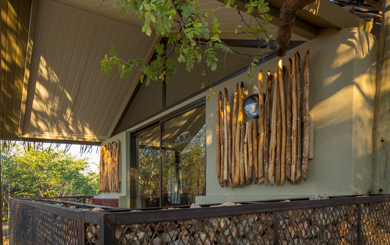 Modern air-conditioned chalet suite at Etosha Village