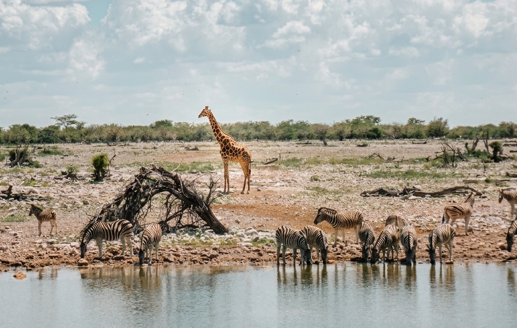 Okaukuejo waterhole