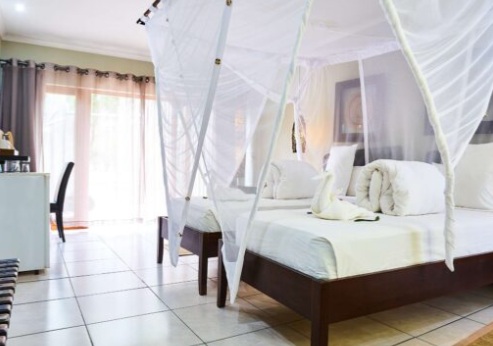 Double room accommodation interior at Namutoni Resort